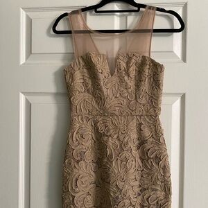Bcbg mesh mini dress